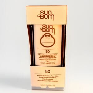 New Sun Bum Mineral Sunscreen SPF 50 Face Stick exp 01/2027